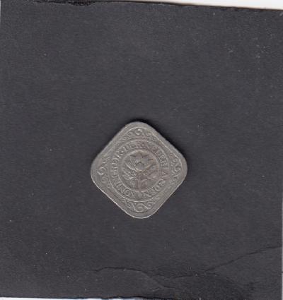 Beschrijving: 5 Cent WILHELMINA 